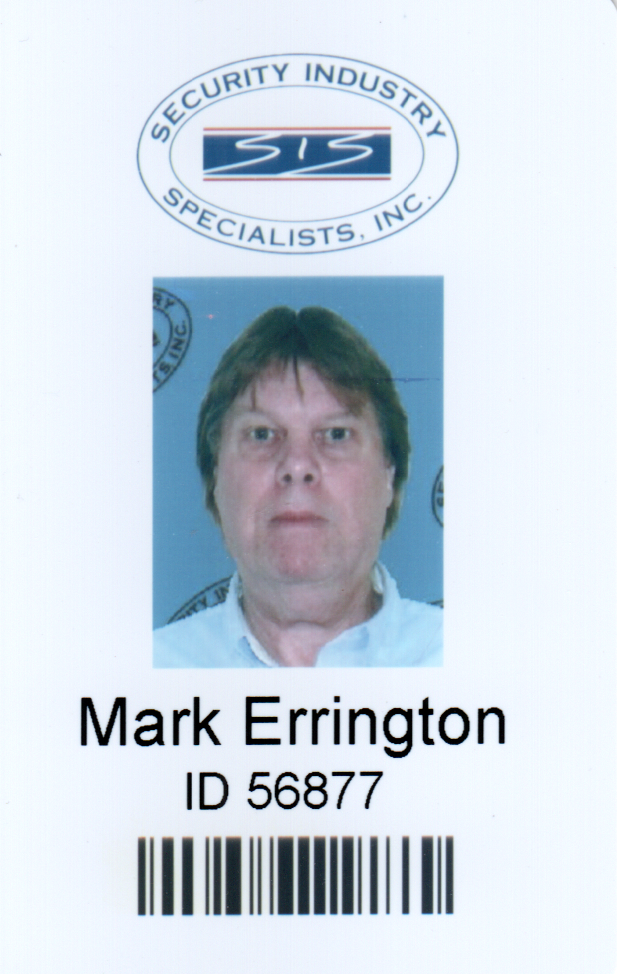 Mark Errington (SIS) Badge